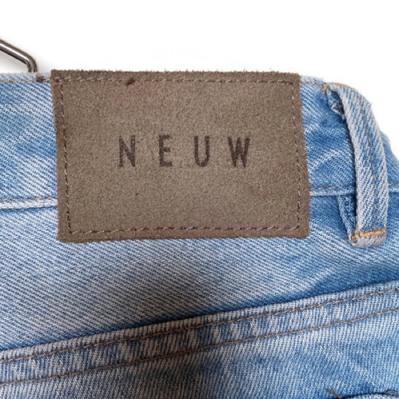 Neuw Denim, Lexi Emile Battu High Rise Destroyed Raw Hem Jeans Size 31 EUC - Picture 4 of 7